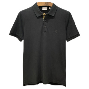 burberry/巴宝莉夏季短袖polo衫男经典格纹刺绣纯色翻领休闲t恤衫