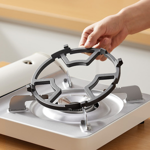 日式燃气灶架托小奶锅防滑支架辅助架子煤气炉灶台配件四五爪通用