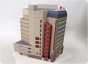 3d纸模立体模型diy手工折纸儿童玩具商业楼摩天大楼高楼大厦建筑