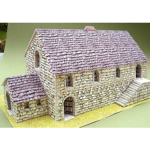 纸场景模型石头