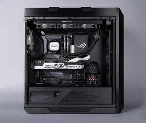 华硕rog strix helios 太阳神gx601全新台式机电脑全塔侧透明玻璃