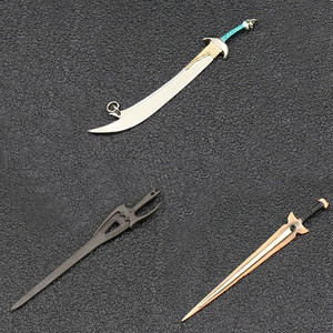 现货天下风云马荣成香港漫画周边收藏兵器2寸绝世好剑雪饮刀贪狼