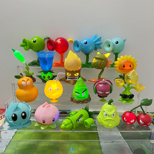 植物大战僵尸玩具会发光豌豆射手土豆雷火炬树桩竹笋芦笋战机礼盒