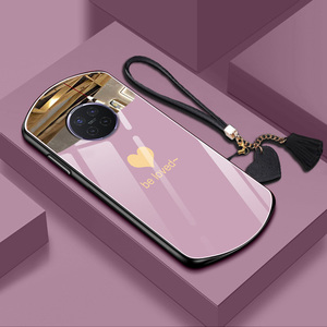 补妆镜子面opporeno手机壳玻璃reno十倍变焦保护套ace2防摔硅胶外壳