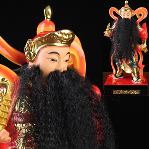 托塔李天王神像李靖宝塔天王佛像树脂居家供奉家用镇宅摆件12英寸