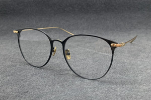 linda farrow琳达法罗眼镜框男女同款大框超轻纯钛圆框近视镜架潮