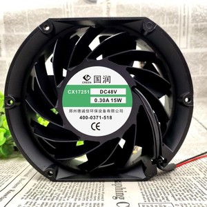 正品GREEN 国润CX17251 DC48V 0.30A 15W 郑州德诚信环保设备风扇