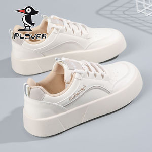 plover啄木鸟小白鞋2022百搭休闲款ins潮流板鞋女学生休闲鞋女