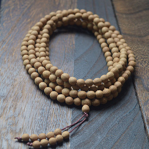 天台菩提216颗佛珠6m国清寺古树籽五线菩提手串野生高密原生硬籽