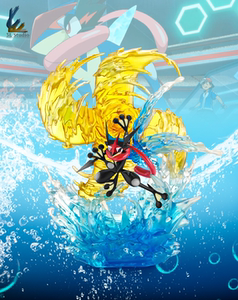 【预订】魔宅gk 精灵宝可梦 3l 小智版甲贺忍蛙 雕像手办摆件