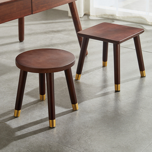 实木小凳子家用茶几凳客厅小板凳方形换鞋凳门口小椅子沙发凳矮凳