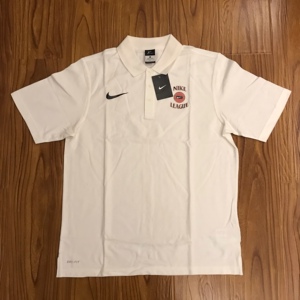 老款nike赞助中国耐克高中生联赛教练员球员版耐高polo衫短袖t恤