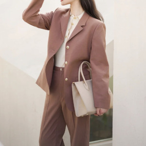 正品优衣库u系列2021春夏合作款女装 套装 休闲茄克西装便