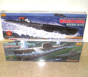 小号手拼装电动模型1/144二战德国U型潜艇U型改81202/U2518/U571