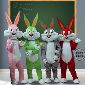 兔八哥卡通人偶服装复活节兔子行走道具服饰动漫玩偶公仔衣服表演