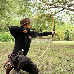 巴尔巫师美猎弓一体弓美式长弓进口熊爪片手工制作弓箭熊爪密林