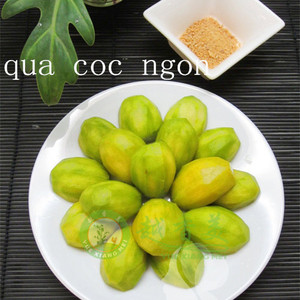 越南酸青果qua coc 新鲜热带水果野生咳地佬 克地老清真果500g