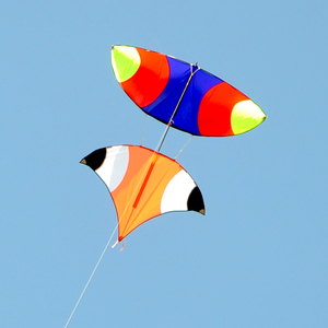 飞悦风筝战神专业伞布风筝微风抗风越南月亮簸箕风筝升级版