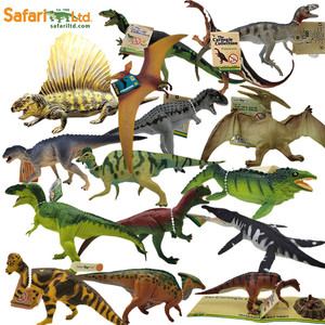 正品美国Safari仿真远古恐龙动物模型板龙慈母龙肿头龙副栉龙冠龙