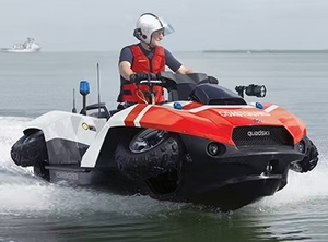 水陆两栖摩托车艇装甲车载人两用船气垫船