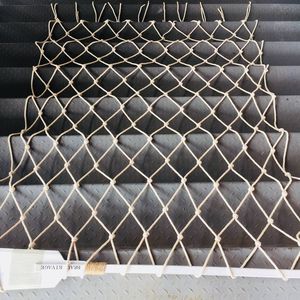 手工编织地中海粗渔网麻绳棉绳酒吧餐厅客厅吊顶粗线网背景墙壁饰