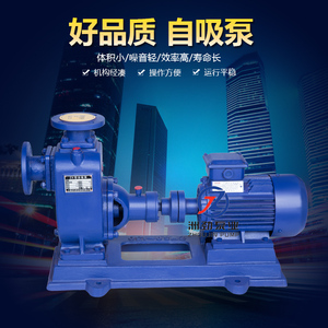 水泵ZX分体式自吸式清水泵ZX自吸泵化工泵自吸式离心泵工业380V