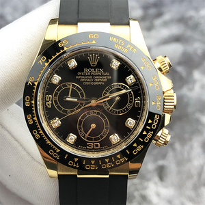 二手正品劳力士迪通拿男表m116518钻石刻度计时40mm自动机械手表