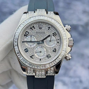 二手正品劳力士迪通拿116519白金后镶钻满天星t方钻自动机械男表