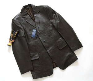 美式复古老牌 jcpenney 狩猎真牛皮西服 皮衣夹克外套