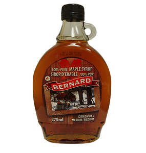 现货原装进口加拿大bernard伯纳德一级枫糖浆375ml清仓甩卖大放血
