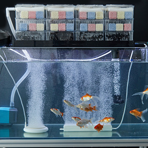 00幸福来敲门112278淘宝diy自制6080鱼缸三层上滤滴流盒周转箱干湿