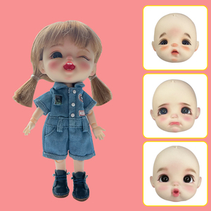 正版ob11娃头蛋蛋笑笑整娃节日礼物送女友关节娃娃bjd玩具娃娃头