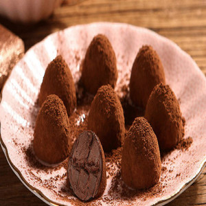 比利时进口佛兰德斯系列可可脂松露形软心巧克力休闲零食盒装110g