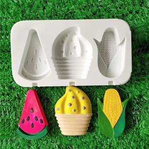 石膏像模具迷你石膏娃娃小模具硅胶汽车模型磨具幼儿园手工水果