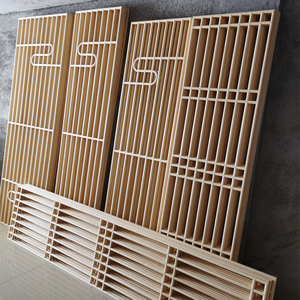 0046人付款淘宝新中式实木花格镂空中式隔断东阳木雕松木木格栅古建