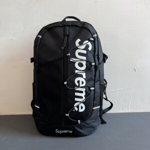 潮牌Sup17ss 42th Backpack Cordura 3M反光双肩背包学生书包