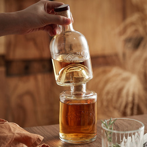 英国kilner密封玻璃瓶可叠双层泡酒瓶空瓶调料牛奶瓶果汁饮料瓶子