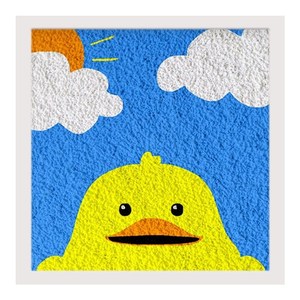 纸浆画手工diy材料手工风景装饰城堡小学生填色卡通创意立体作品5人