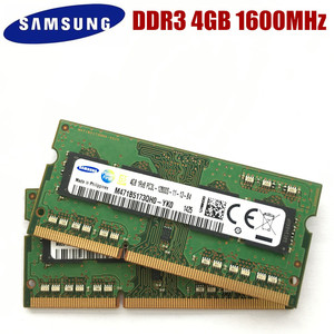 三星原装DDR3L 4GB 1RX8 PC3L 12800S 1600MHz 1.35V笔记本内存条