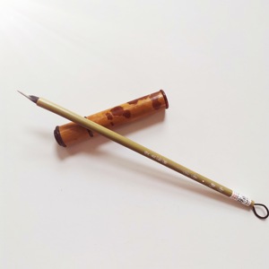 800人付款天猫浪文笔庄灰毫毛笔成人练大楷毛笔字专用 灰鼠毛中楷楷书