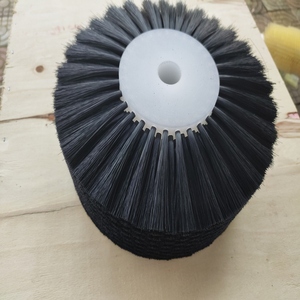 封边机扫灰清洁毛刷轮蔬果清洗机工业毛刷辊塑料毛刷轮圆形圆柱刷