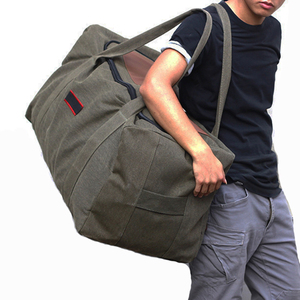 大容量帆布行李包男士加厚手提旅行袋搬家神器超大衣服棉被整理袋