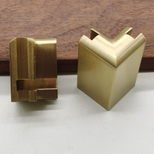 纯铜连接件燕尾榫卯全铜包角承文盘方扣角码红木茶盘算盘直角12