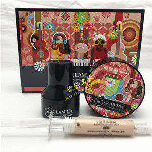 格兰蒂亚小蘑菇气垫潘多拉雾感防脱粉底液送加量装遮瑕粉扑bb定妆