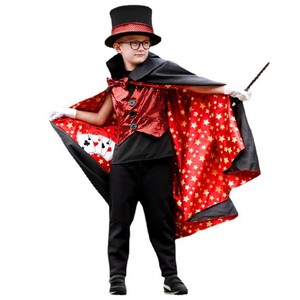 魔术师变装衣服校园儿童表演服装cosplay舞台派对魔法演出服套装