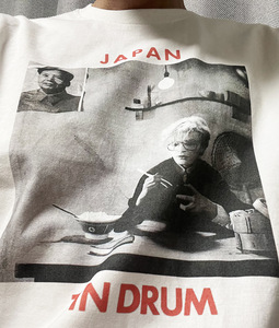 土布垃圾T恤JAPAN乐队Tin drum David Sylvian 纯棉圆领男女短袖