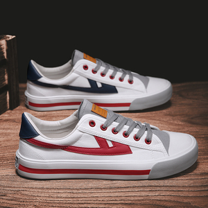 回力ow联名樱花女鞋帆布鞋女学生2021年秋季新款网红潮粉红色板鞋