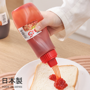 日本进口果酱挤酱瓶家商用番茄沙拉酱五孔蜂蜜奶酪控量挤压调料瓶