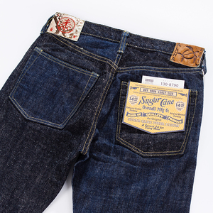 sugar cane sc41701拼色修身牛仔裤日产休闲裤14oz原色复古潮流