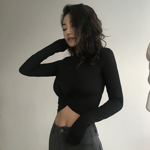 春装2019款女露脐